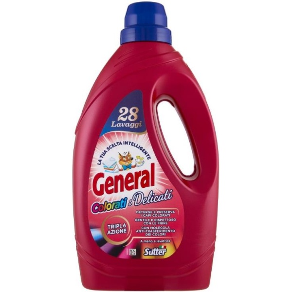 General Liquido Lavatrice 5in1 28 mis. Colorati e Delicati