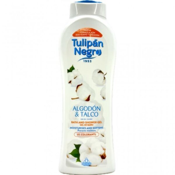 Tulipan Negro Bagnoscihiuma 650ml Algodon & Talco