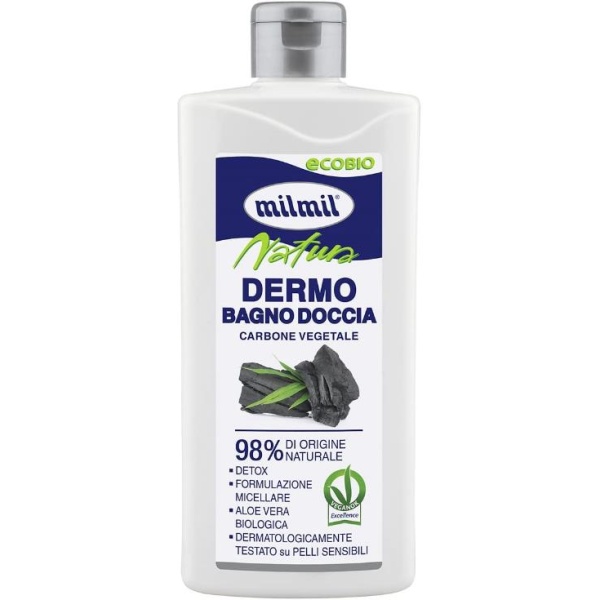 Mil Mil Dermo Bagno Doccia 500ml Carbone Vegetale