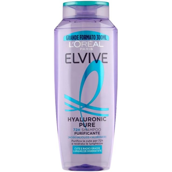 Elvive Shampoo Purificante 300ml Hyaluronic Pure